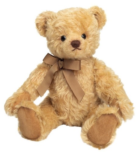 Nostalgic teddy bear - gold, by