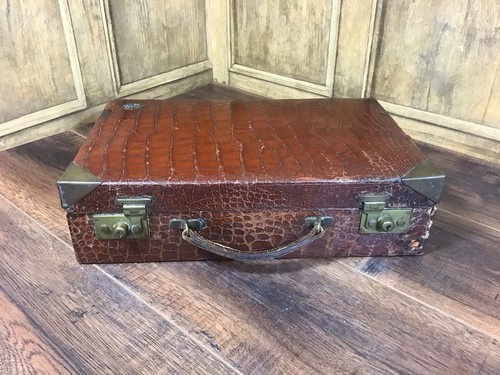 Antique crocoldile skin - antique,