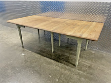 Large extending  solid Oak Dining Refectory Table by OKA