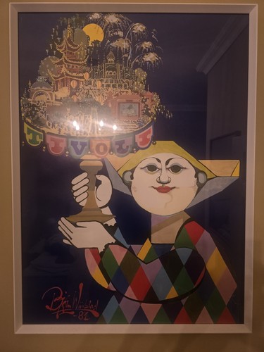 Tivoli gardens travel poster - gardens,