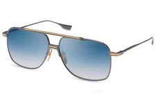 DITA ALKAMX ,BLACK RODHIUM/GOLD SUNGLASSES,BLUE GRADIENT LENS,DESIGNER