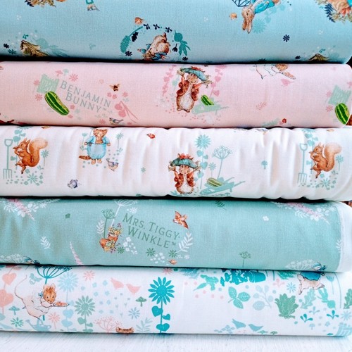 Peter rabbit print cotton - peter,