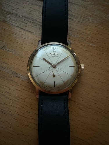 Mudu extra flat gold plated - flat,