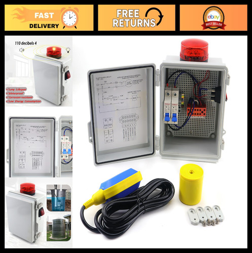 High water alarm for - water, sump