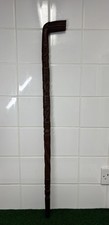 Vintage Hand Carved Wooden American Totem Pole Walking Stick Cane