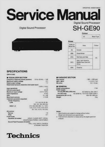 Technics ge90 stereo - technics,