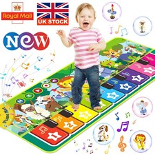 Musical Piano Mat Music Dance Touch Play Mats Floor Keyboard for Children Kids