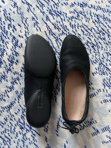 Trippen ballerina flats - ballerina, black