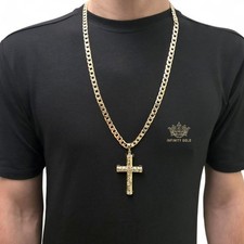 Large Gold Patterned Cross
