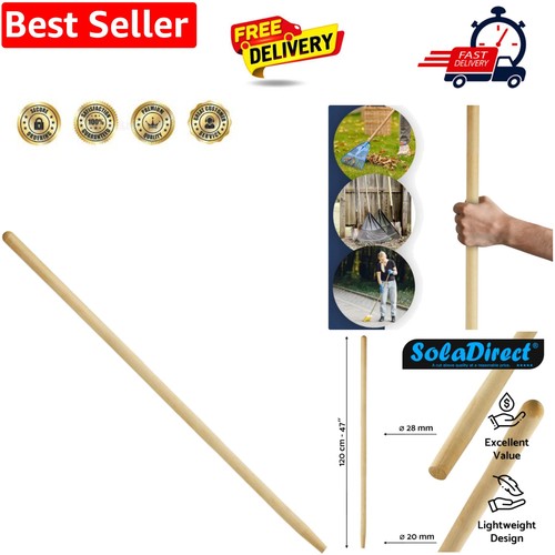 Hardwood rake handle - hardwood,