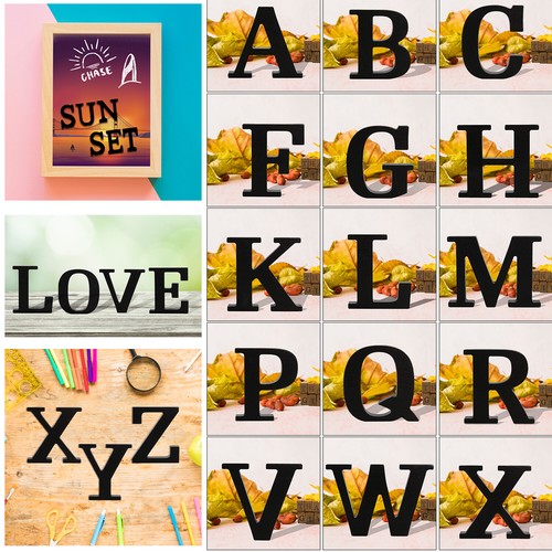 Wooden letters sizes 8cm - wooden,