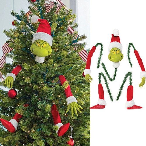 Grinch arm leg head ornaments - grinch,