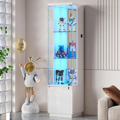 Glass display cabinet with - display,