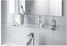 IKEA　GRUNDTAL　wall shelf　glass　Product Discontinued　16043　shelving unit　JAPAN