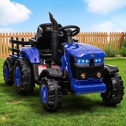 Kids ride tractor trailer - ride, w/