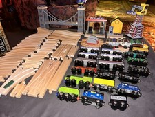 Job lot Wooden Railway Train