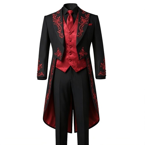 Gothic vampire tailcoat cotton - gothic,