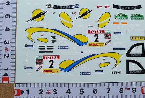 Decals subaru impreza wrc - subaru,