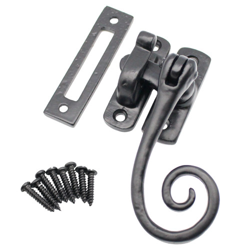 Black cast iron curly - black,