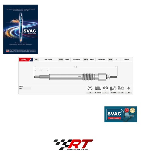 Heater glow plug fits vauxhall - heater,
