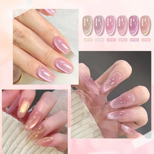 Magnetic cat eye gel nail - cat,