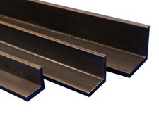Mild Steel Angle Bright Equal Right L 16mm 20mm 25mm, width 100mm to 600mm Long