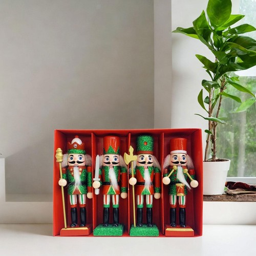 Pieces wooden nutcracker - 4,