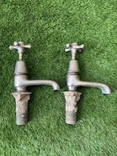 Vintage Chromed Brass Bath Taps BR332