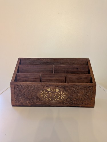 Vintage hand carved indian - vintage,