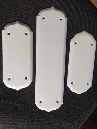 Three vintage white - vintage, ceramic