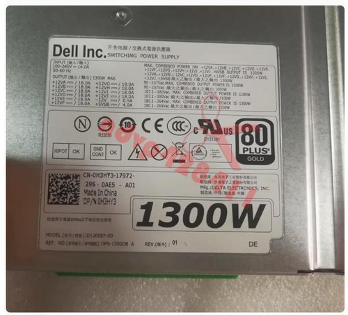 1pcs used dell d1300ef - used,