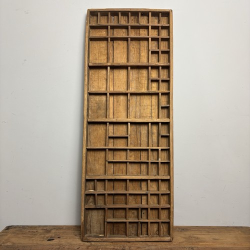 Vintage wooden printers tray - printers,