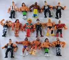 WWF Hasbro Wrestlers Bundle x16 Action Figures Incl Macho Man Nasty Boys Hammer