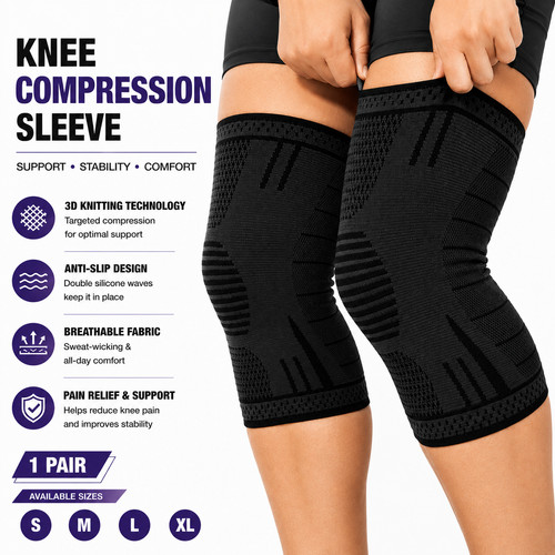 Knee support compression - support,