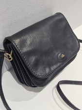 The Bridge Black Leather Crossbody Bag