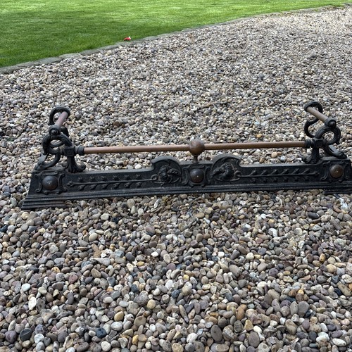 Antique fire surround fender - fire,