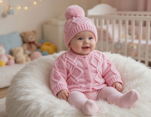 Baby aran knitting pattern - pattern,