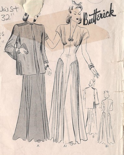 1940s vintage sewing pattern - vintage,