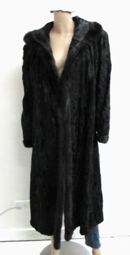 Astrakhan vintage long black - vintage,