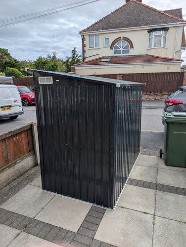 8x4ft galvanised metal - metal, garden