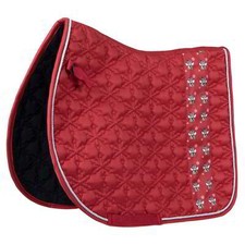 Christmas Horse Riding Saddlecloth Saddle Pad Fancy Dress Red