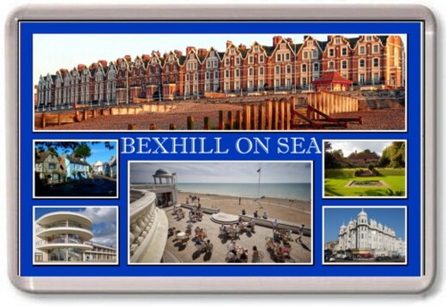 Fridge magnet bexhill on - -, sea