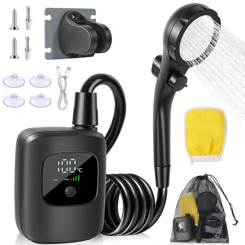 Portable camping shower usb - portable,