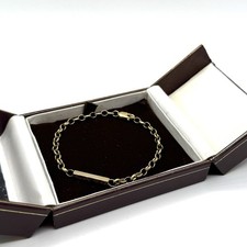 Beautiful Unique 9ct Yellow Gold Belcher Bracelet - 8” Inches Long