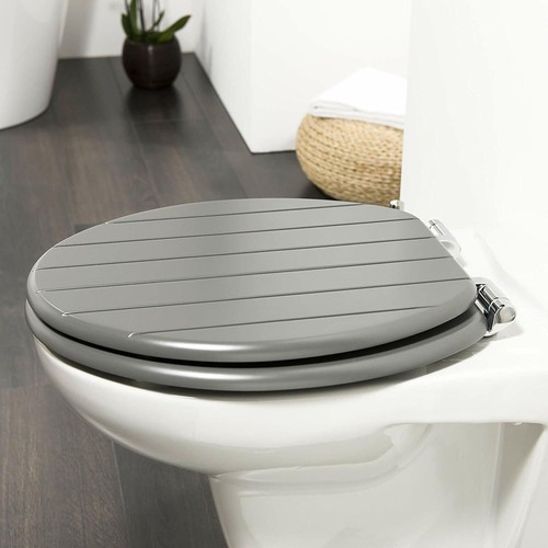 Wood wooden grey toilet - wooden,
