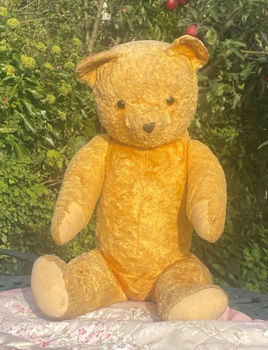 Large old childhood teddy - childhood,