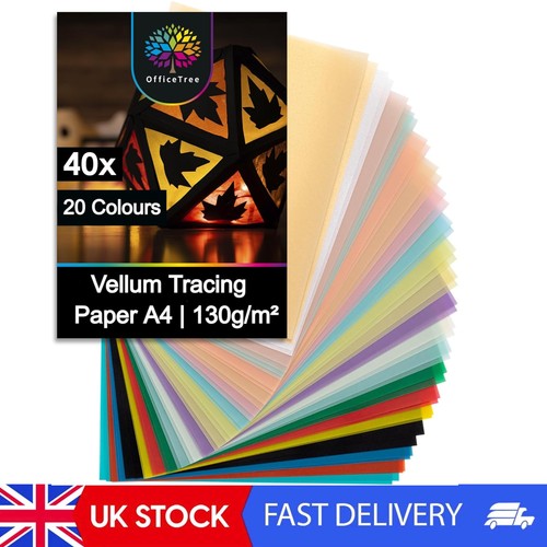 Coloured vellum paper a4 - x,