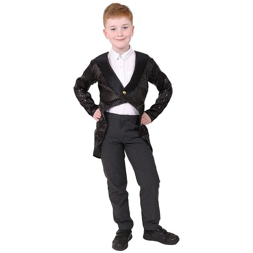Childs black sequin - black,