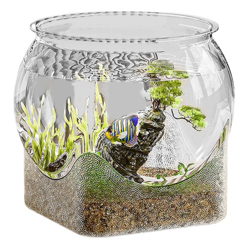 Round fish bowl - fish, aquarium