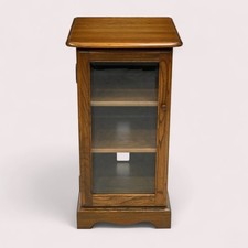 Ercol Midi Hi Fi Cabinet Model 2071 Glass Door Golden Dawn FREE UK Delivery